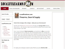 Tablet Screenshot of localfirearms.com